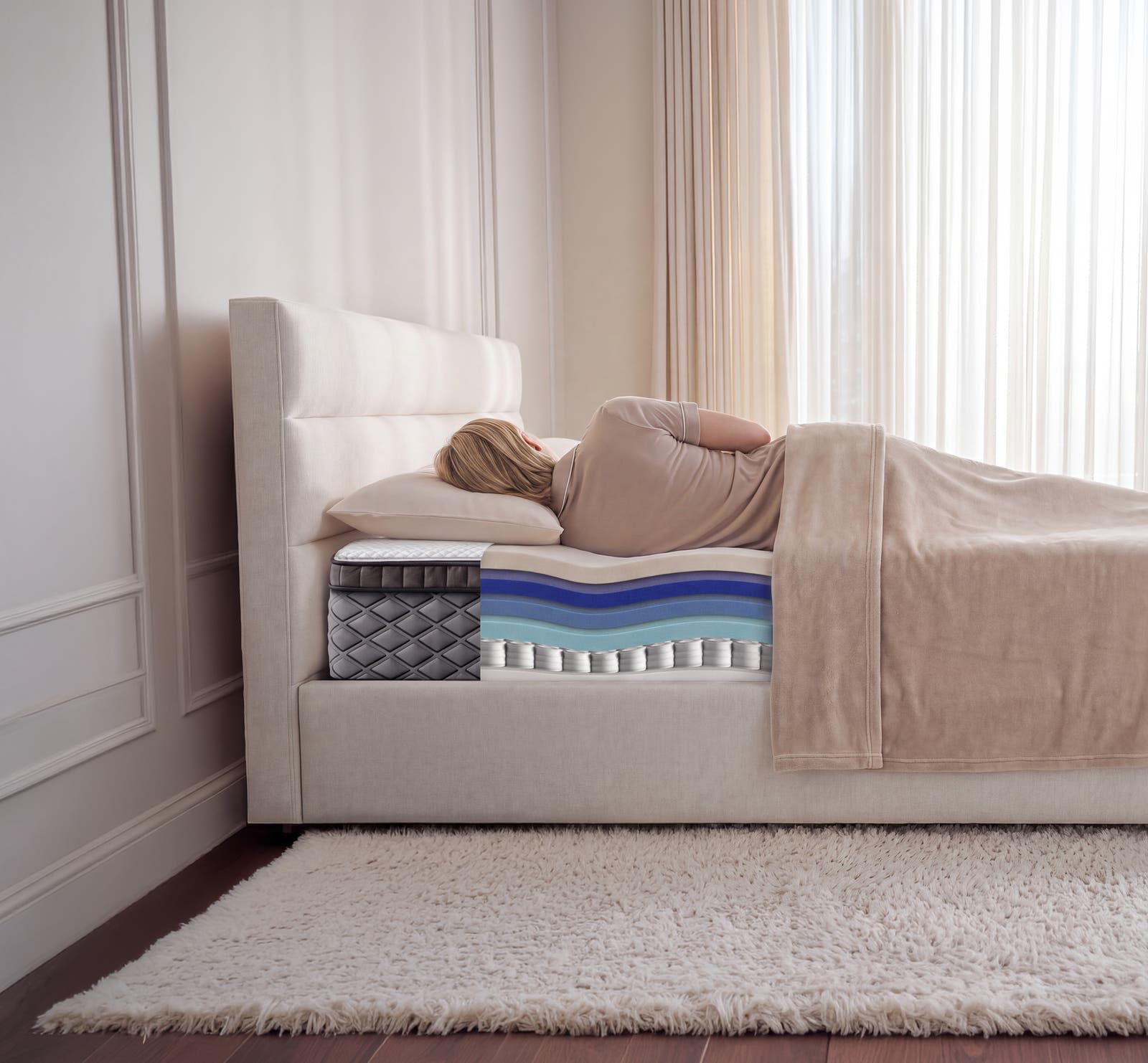 Puffy Lux Mattress - Back Support